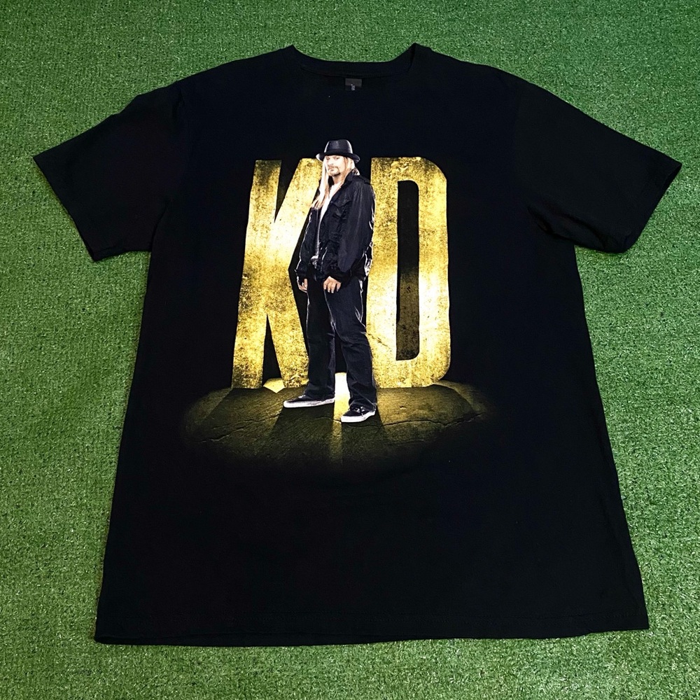 Kid Rock No Snowflakes Summer Tour 2023 Band Concert T-Shirt Black Size Medium